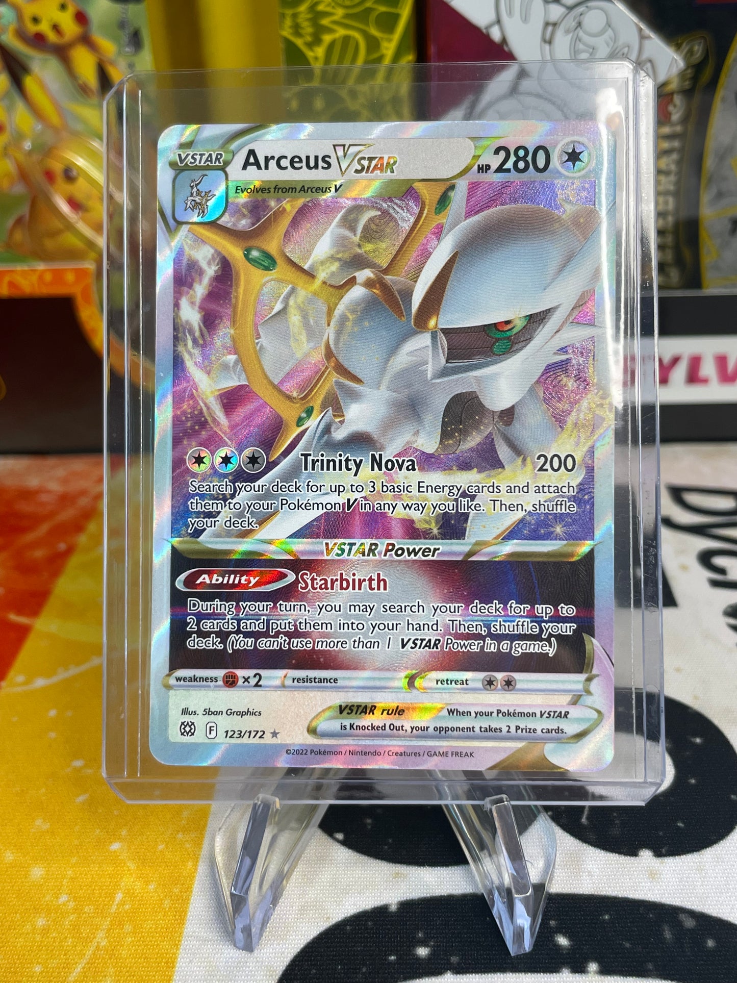 Arceus Vstar - Brilliant Stars - NM - Pokemon Card