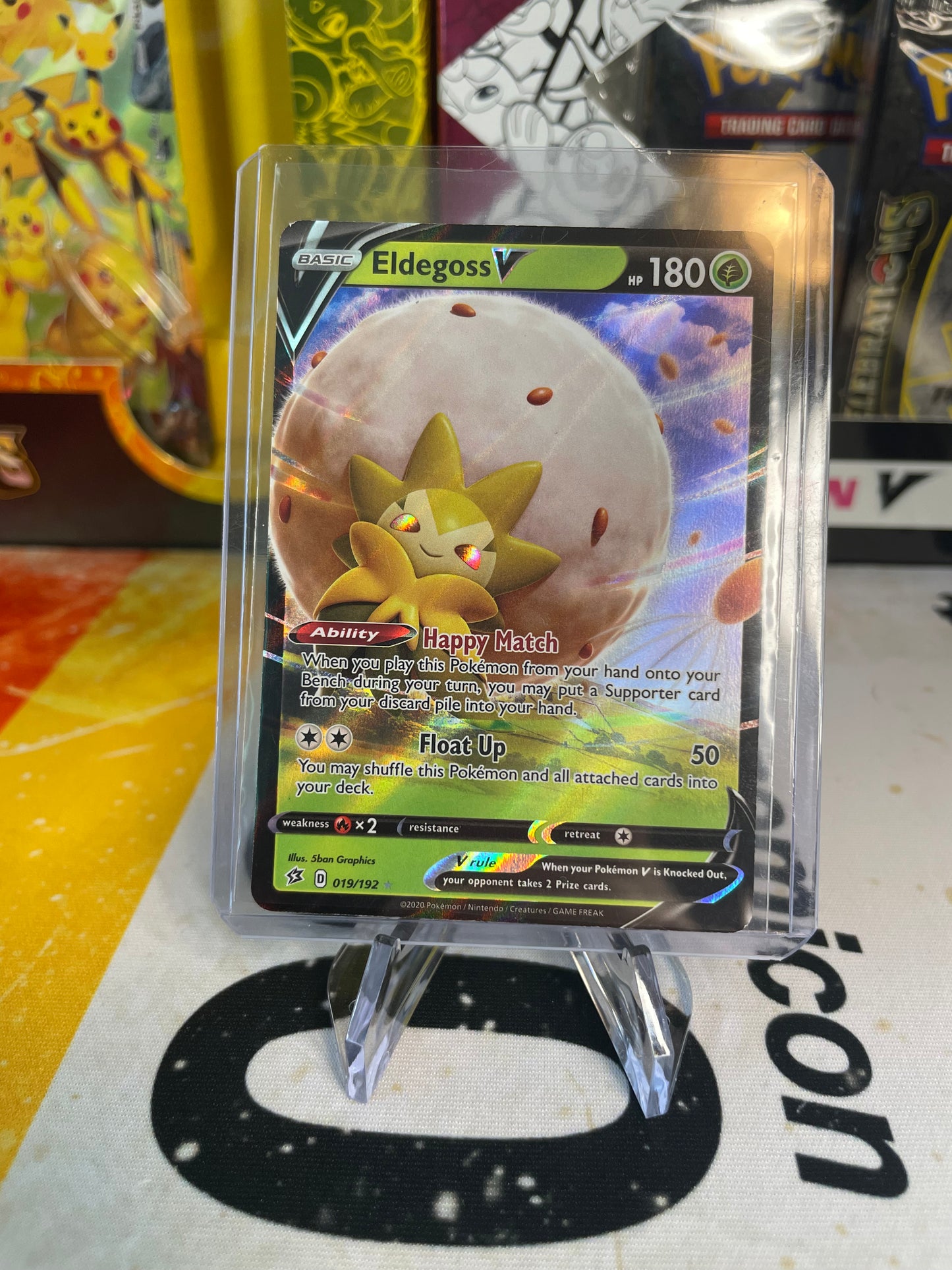 Eldegoss V - Rebel Clash - Near Mint - Pokemon Card