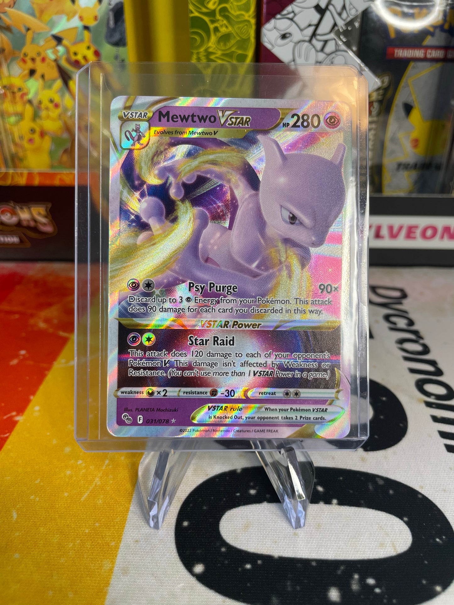 Mewtwo Vstar - Pokémon Go - Near Mint- Pokemon Card